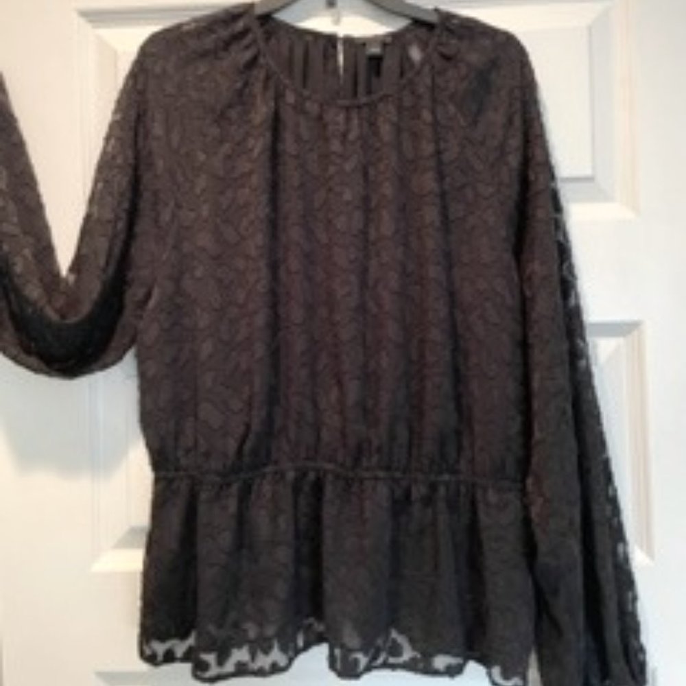 XL Black Ann Taylor blouse